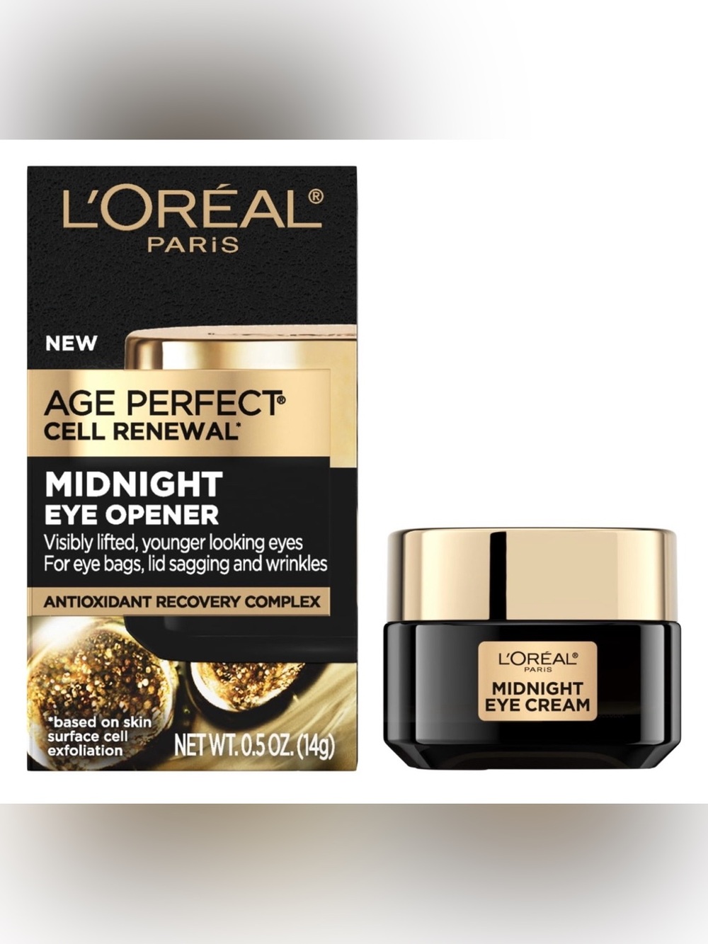 â¨New⨠Bundle of 2, LâOrĂŠal Age Perfect Midnight Eye Opener - Picture 7 of 8